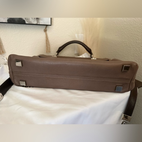 Michael Kors Navy and Taupe Satchels - Picture 5 of 7